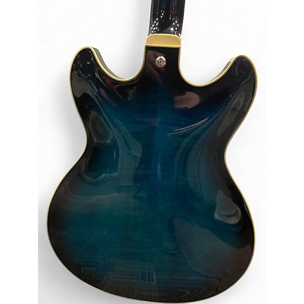 Used Ibanez AS93 Artcore trans emerald Hollow Body Electric Guitar