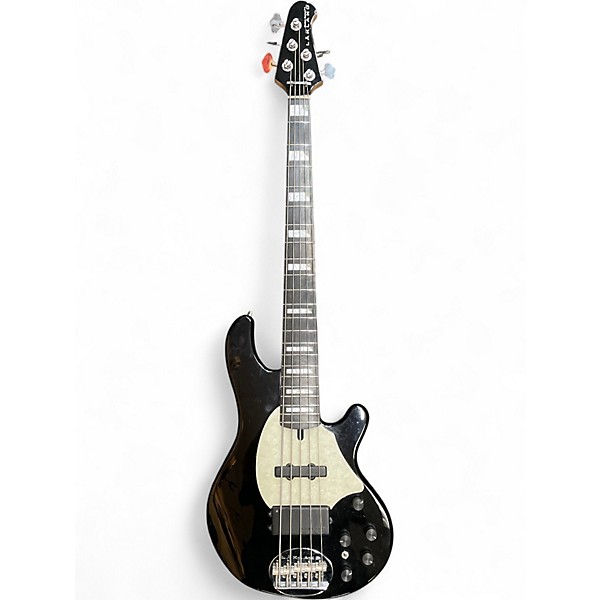 Used Lakland 55-02 Skyline Series 5 String Black Electric Bass Guitar