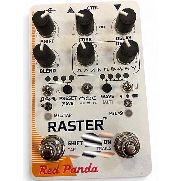 Used Red Panda Raster Effect Pedal