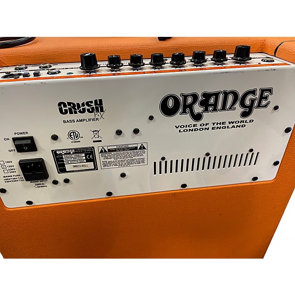 Used Orange Amplifiers CR100BXT Crush 100W 1x15 Bass Combo Amp