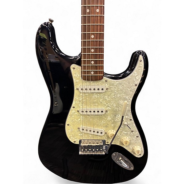 Used Squier Bullet Stratocaster Black Solid Body Electric Guitar