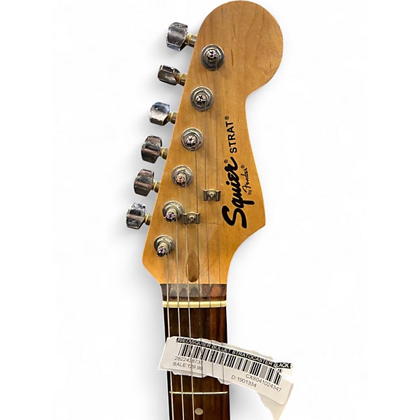 Used Squier Bullet Stratocaster Black Solid Body Electric Guitar