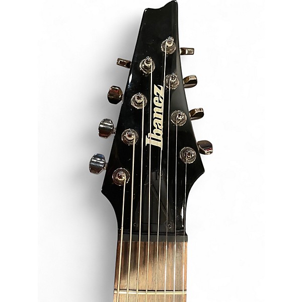 Used Ibanez RGIR28FE Iron Label 8 String Black Solid Body Electric Guitar