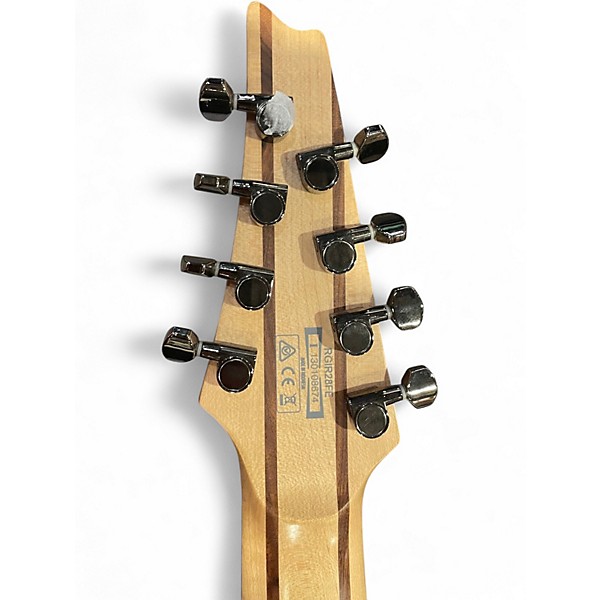 Used Ibanez RGIR28FE Iron Label 8 String Black Solid Body Electric Guitar