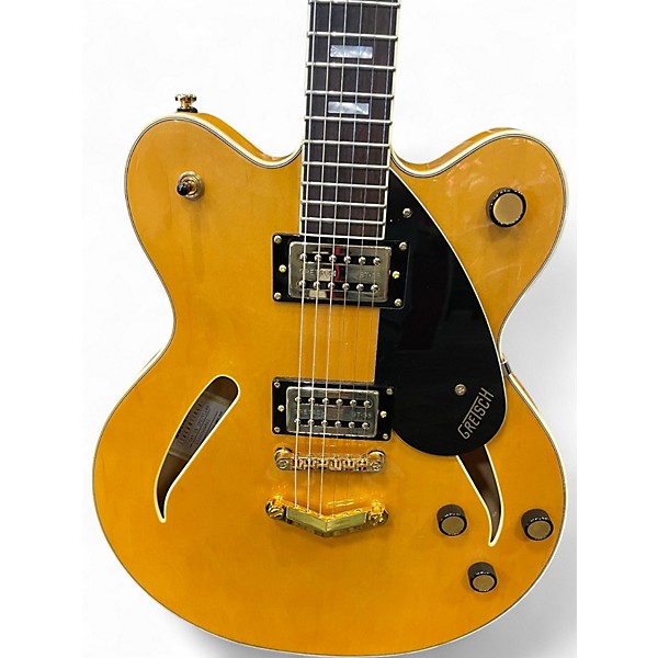 Used Gretsch Guitars LIMITED-EDITION STREAMLINER CENTER BLOCK CAT-EYE DOUBLE CUT VILLAGE AMBER Hollow Body Electric Guitar
