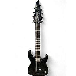 Used Jackson JS22-7 Dinky 7 String Black Solid Body Electric Guitar