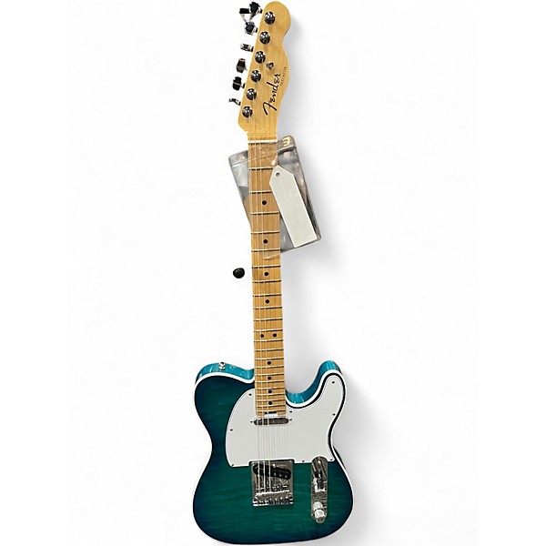 Used 2018 Fender American Elite Telecaster Aquamarine Solid Body Electric Guitar