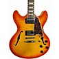 Used D'Angelico Premier DC Semi Hollow Iced Tea Burst Hollow Body Electric Guitar