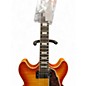 Used D'Angelico Premier DC Semi Hollow Iced Tea Burst Hollow Body Electric Guitar