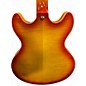 Used D'Angelico Premier DC Semi Hollow Iced Tea Burst Hollow Body Electric Guitar