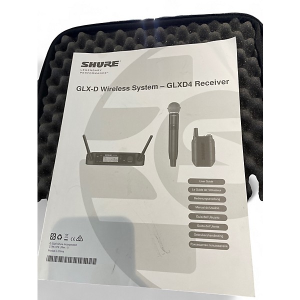 Used Shure GLX-D+ Dual Band Wireless Headset System with PGA31  Headset Wireless System