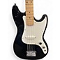 Used Squier Bronco Black Electric Bass Guitar