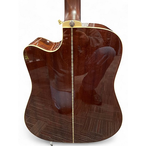 Used Epiphone Masterbuilt DR-500MCE Tobacco Burst Acoustic Electric Guitar