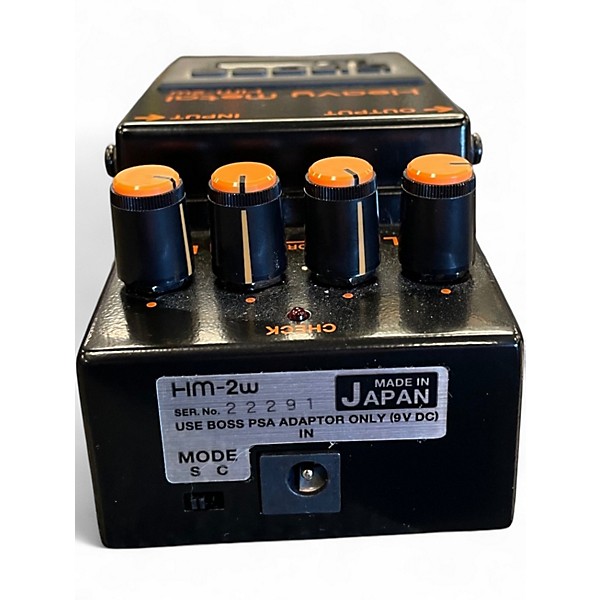 Used BOSS HM2 Heavy Metal Effect Pedal