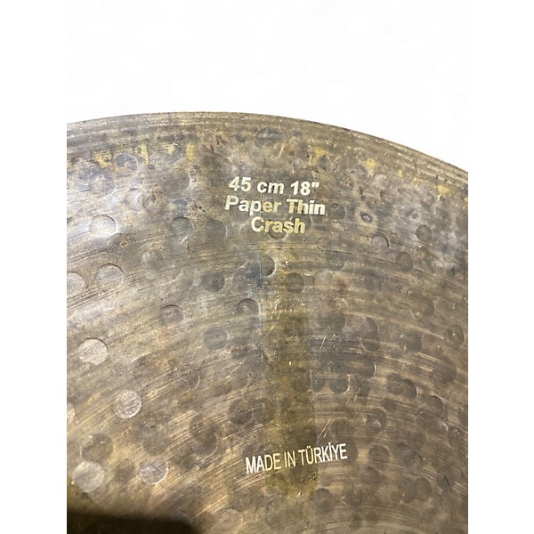 Used Bosphorus Cymbals 14in Paper Thin Cymbal