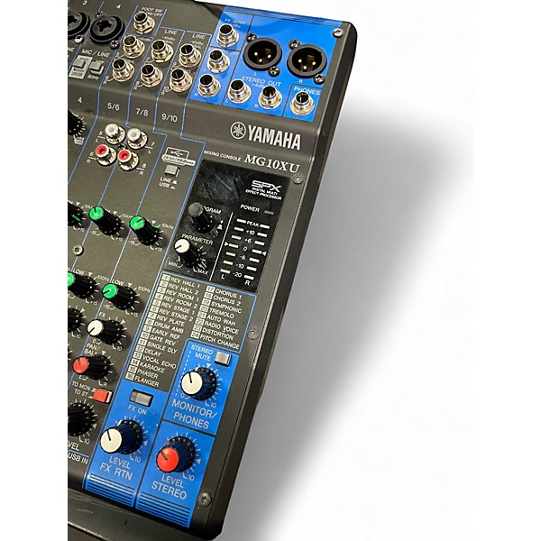 Used Yamaha MG10XU 10 Channel Mixer with Effects Unpowered Mixer