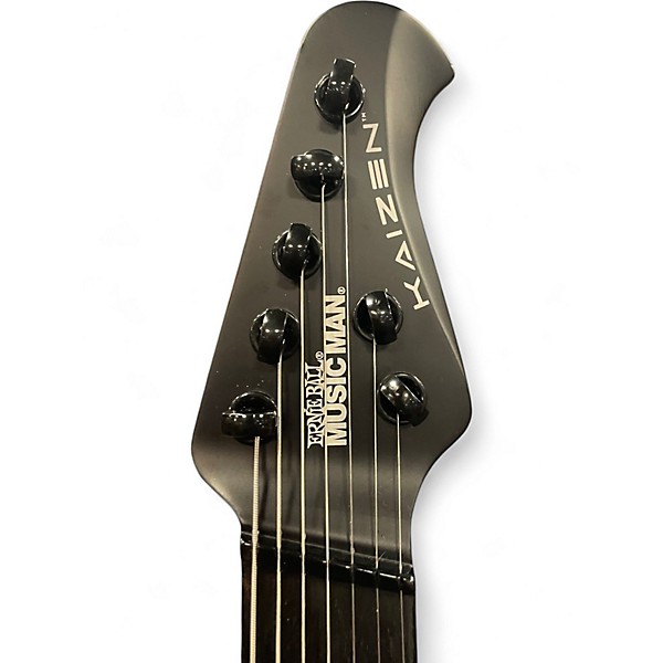 Used Ernie Ball Music Man Kaizen 7 Matte Black Solid Body Electric Guitar