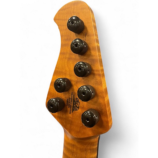 Used Ernie Ball Music Man Kaizen 7 Matte Black Solid Body Electric Guitar