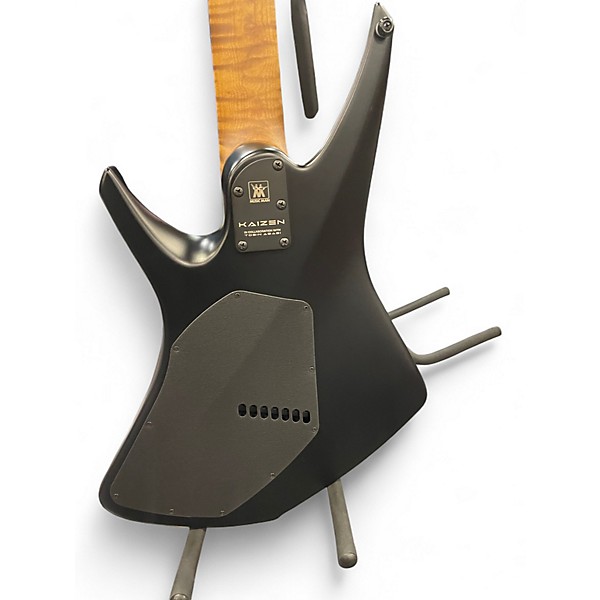 Used Ernie Ball Music Man Kaizen 7 Matte Black Solid Body Electric Guitar