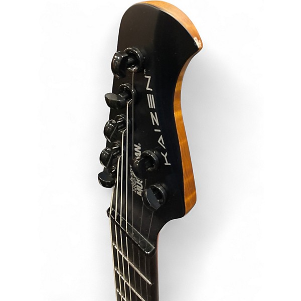 Used Ernie Ball Music Man Kaizen 7 Matte Black Solid Body Electric Guitar