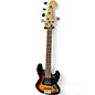 Used Squier Affinity Jazz Bass V 5 String 2 Color Sunburst Electric Bass Guitar thumbnail