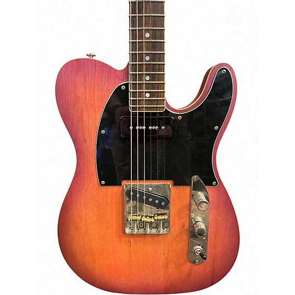 Used Schecter Guitar Research Diamond Series PT Magenta Burst Solid Body Electric Guitar