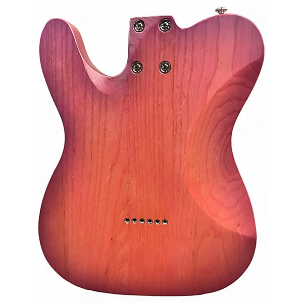 Used Schecter Guitar Research Diamond Series PT Magenta Burst Solid Body Electric Guitar