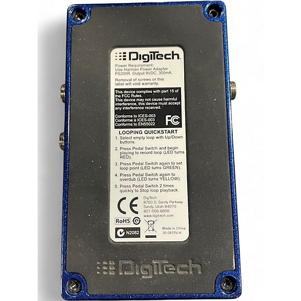 Used DigiTech JMS Jam Man Solo Phrase Pedal