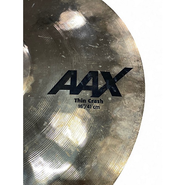 Used SABIAN 16in AAX Thin Crash Cymbal