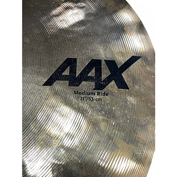 Used SABIAN 21in AAX Medium Ride Cymbal