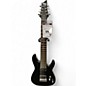 Used Schecter Guitar Research C-8 Deluxe Satin Black Solid Body Electric Guitar thumbnail