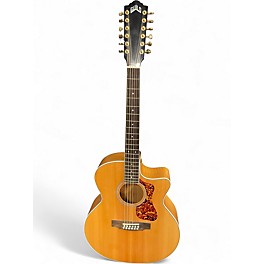 Used Guild F2512CE NATURAL 12 String Acoustic Electric Guitar