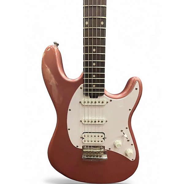 Used Sterling by Music Man cutlass Pink Solid Body Electric Guitar