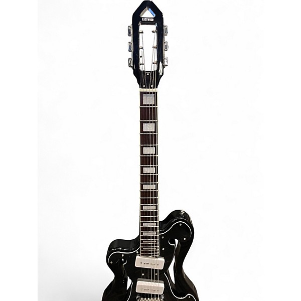 Used Eastwood DEERHOOF EEG Black Electric Guitar