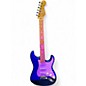 Used 2021 Fender American Ultra Stratocaster Blue Solid Body Electric Guitar thumbnail