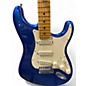 Used 2021 Fender American Ultra Stratocaster Blue Solid Body Electric Guitar