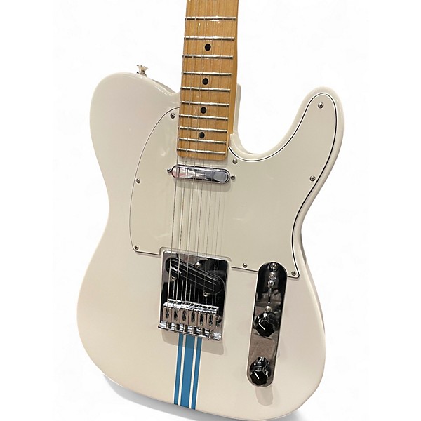 Used Fender Player Telecaster WHITE Solid Body Electric Guitar