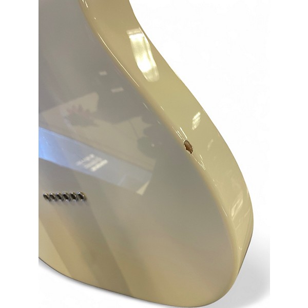 Used Fender Player Telecaster WHITE Solid Body Electric Guitar