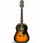 Used Epiphone MASTERBILT AJ45ME 2 Tone Sunburst Acoustic Electric Guitar thumbnail