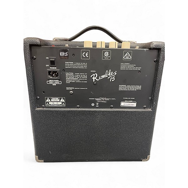 Used Fender Rumble 15 15W 1X8 Bass Combo Amp