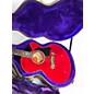 Vintage 1997 Gibson EC10 Standard red Acoustic Electric Guitar thumbnail