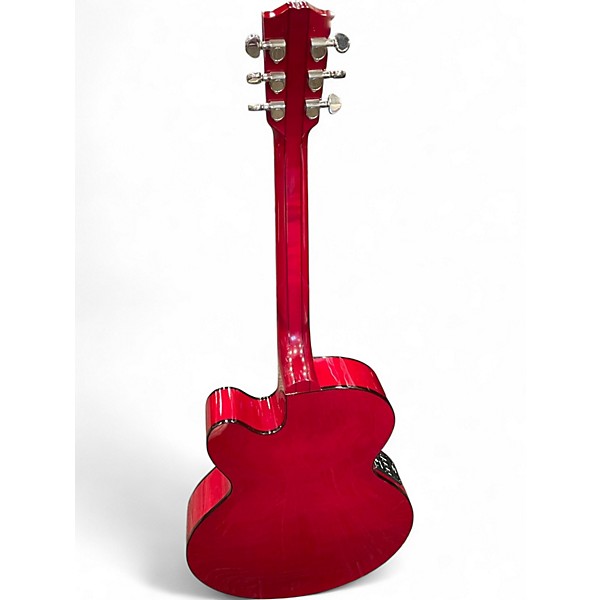 Vintage 1997 Gibson EC10 Standard red Acoustic Electric Guitar