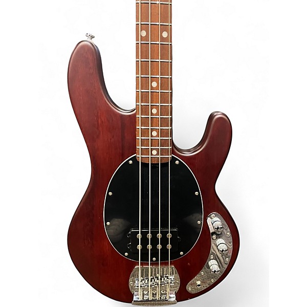 Used Sterling by Music Man Sting Ray Bass 4 String Mahogany Electric Bass Guitar