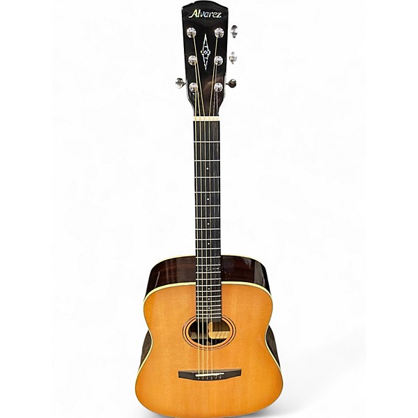 Used Alvarez LD70E Natural Acoustic Electric Guitar