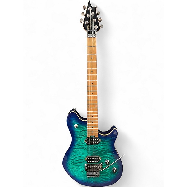 Used EVH Wolfgang Standard Quilt Ocean Burst Solid Body Electric Guitar