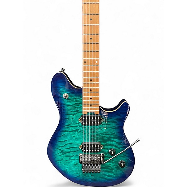 Used EVH Wolfgang Standard Quilt Ocean Burst Solid Body Electric Guitar