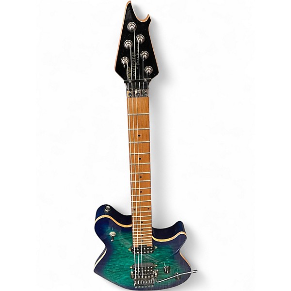 Used EVH Wolfgang Standard Quilt Ocean Burst Solid Body Electric Guitar