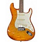 Used Fender Fender Select Stratocaster Exotic Quilt Ice Tea Solid Body Electric Guitar