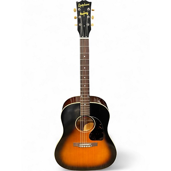 Used Epiphone INSPIRED BY GIBSON 1942 BANNER CUSTOM J45 Vintage Burst Acoustic Electric Guitar