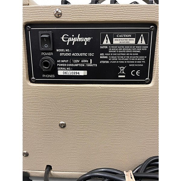 Used Epiphone Studio Acoustic 15C Guitar Combo Amp